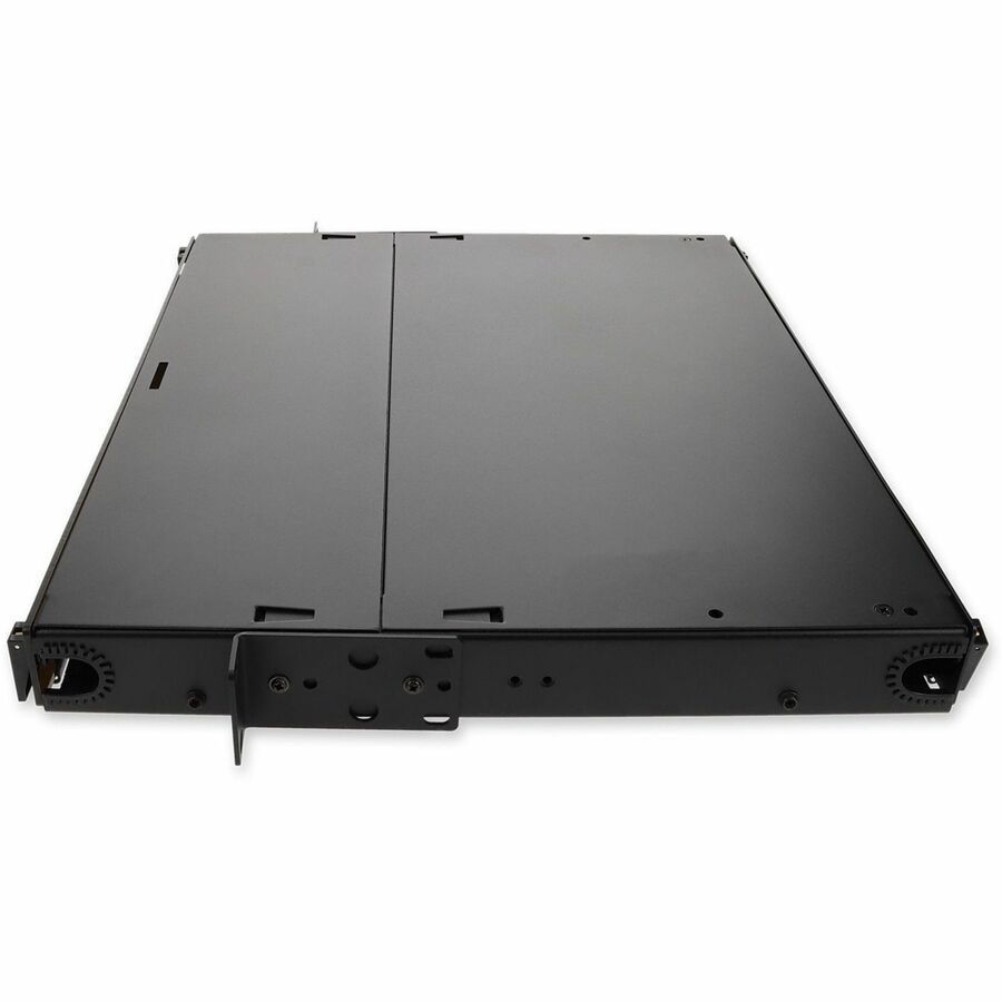 AddOn 19-inch Slide-Out Patch Panel 1U Chassis with 3 Open Cassette Bays