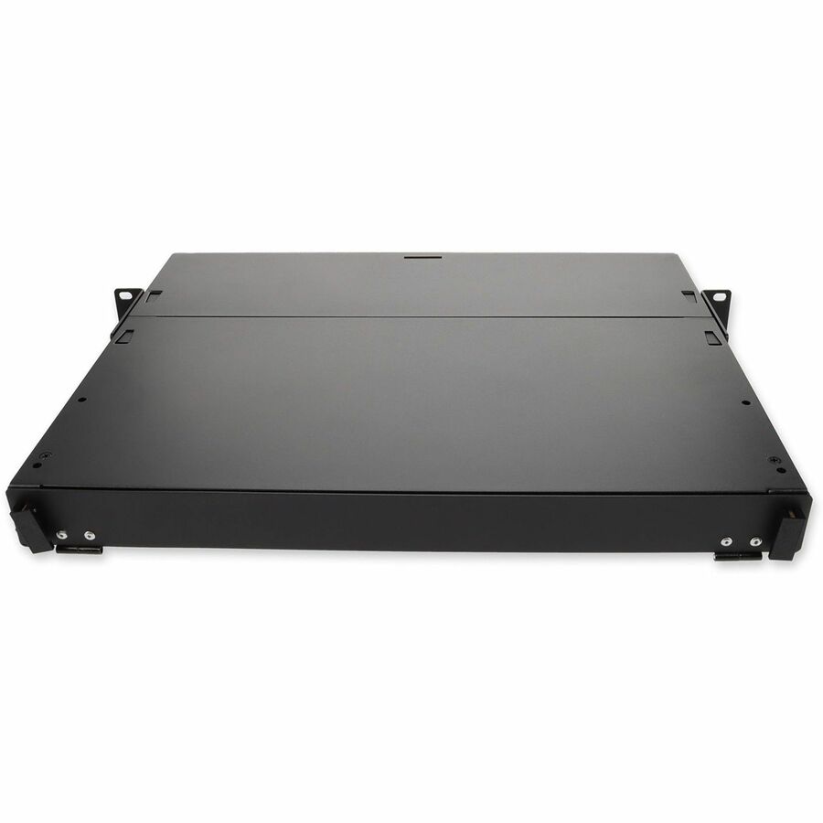 AddOn 19-inch Slide-Out Patch Panel 1U Chassis with 3 Open Cassette Bays