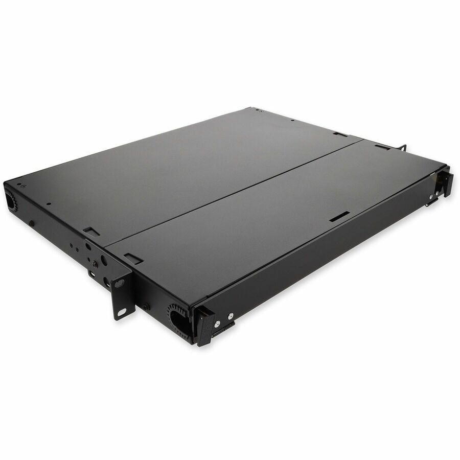 AddOn 19-inch Slide-Out Patch Panel 1U Chassis with 3 Open Cassette Bays