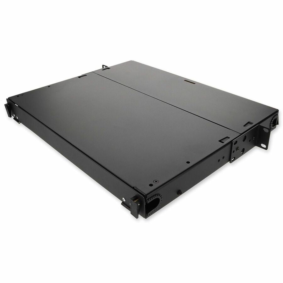 AddOn 19-inch Slide-Out Patch Panel 1U Chassis with 3 Open Cassette Bays