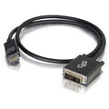 C2G 10ft C2G DisplayPort M to DVI M BLK, Male, 10 ft, Black