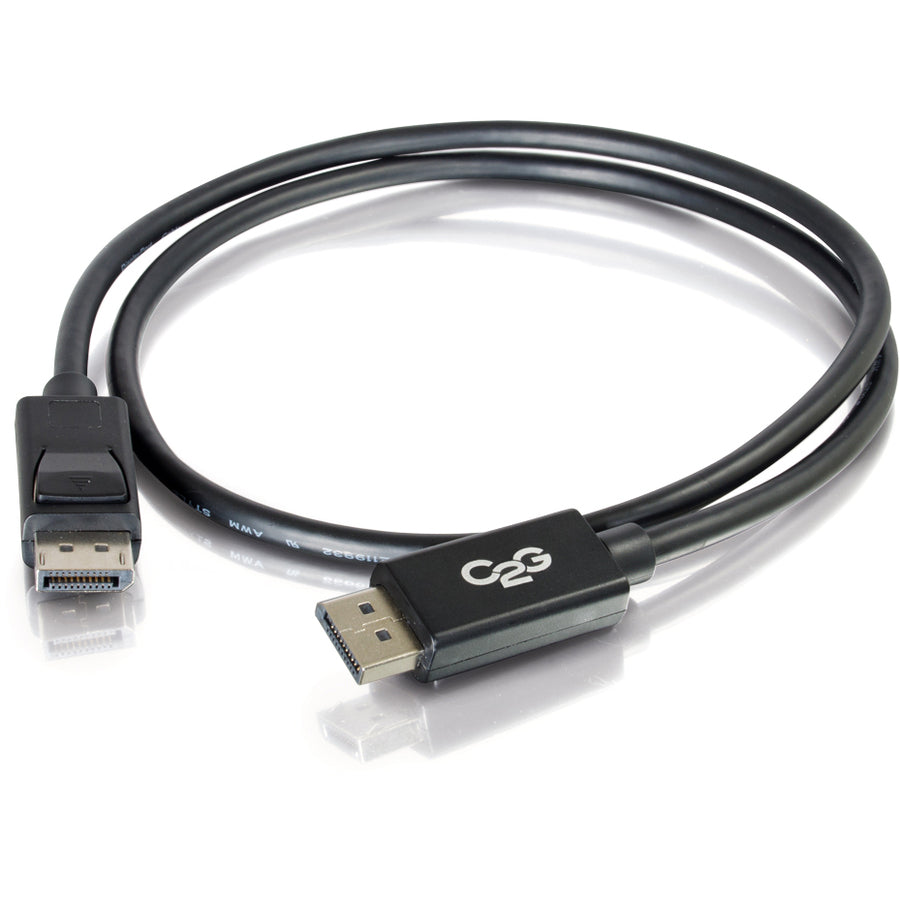 Legrand C2G 10ft DisplayPort Cable with Latches, 4K 60Hz, DisplayPort Male to DisplayPort Male, 30V