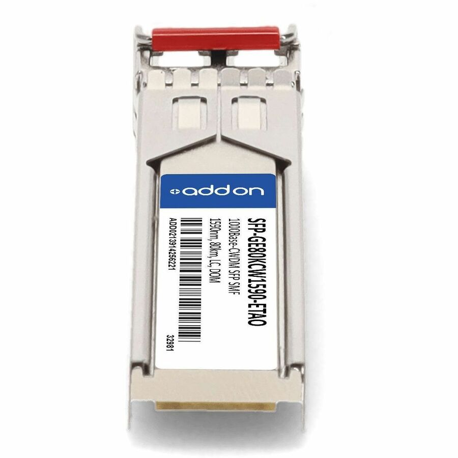 AddOn Juniper Networks SFP-GE80KCW1590-ET Compatible TAA Compliant 1000Base-CWDM SFP Transceiver (SMF, 1590nm, 80km, LC, DOM)