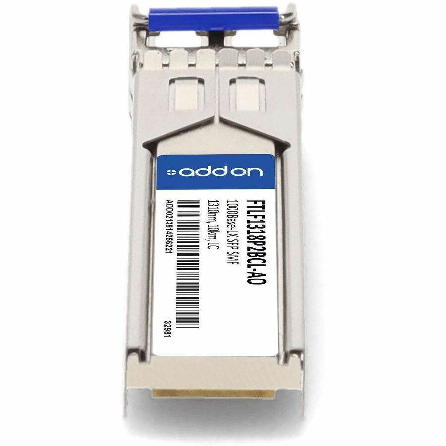 AddOn Finisar FTLF1318P2BCL Compatible TAA Compliant 1000Base-LX SFP Transceiver (SMF, 1310nm, 10km, LC)