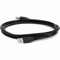 AddOn 15ft USB 2.0 (A) Male to USB 2.0 (B) Male Black Cable
