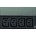Eaton Basic rack PDU, 1U, L15-30P input, 8.64 kW max, 200-240V, 24A, 10 ft cord, Three-phase, Outlets: (6) C19 Outlet grip