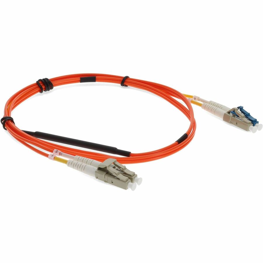 AddOn 3m LC (Male) to LC (Male) Orange OM2 & OS1 Duplex Fiber Mode Conditioning Cable