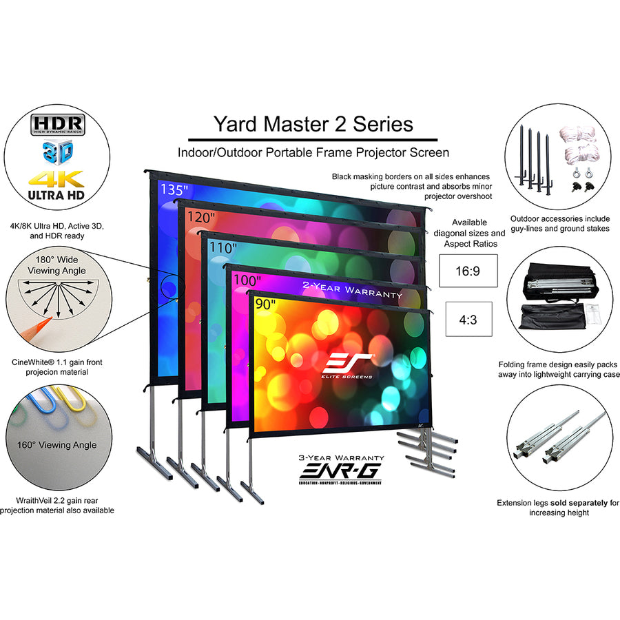 Elite Screens Yard Master 2