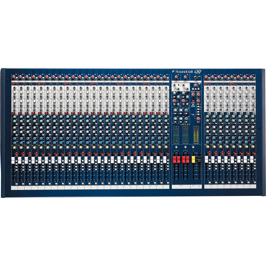 Soundcraft 7-Bus Professional Mixing Console, 48.06 lb, LX7ii, RW5675