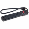 Comprehensive 6-Outlet Black Surge Protector 6Ft AC Cord