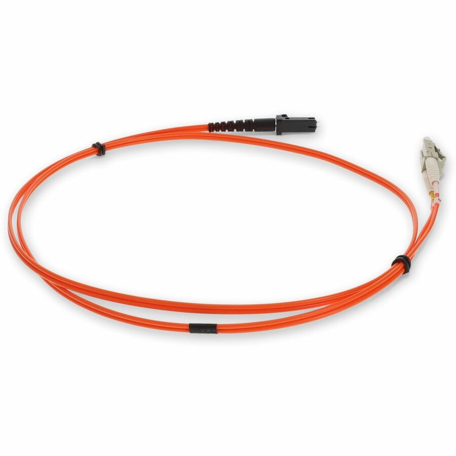 AddOn 2m LC (Male) to MT-RJ (Male) Orange OM1 Duplex Fiber OFNR (Riser-Rated) Patch Cable
