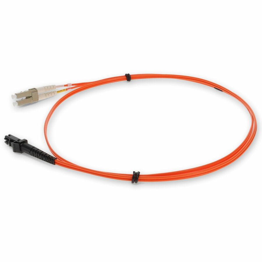 AddOn 2m LC (Male) to MT-RJ (Male) Orange OM1 Duplex Fiber OFNR (Riser-Rated) Patch Cable