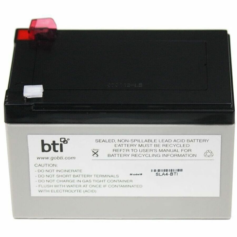 Battery BTI RBC4-SLA4-BTI SEALED LEAD ACID BATTERY FOR APC BE750BB, BE750BBX450, BK650M, BK650MC, BK650MI, BK650MUS, BK650X06, BP500JPNP, BP650IPNP, BP650PNP