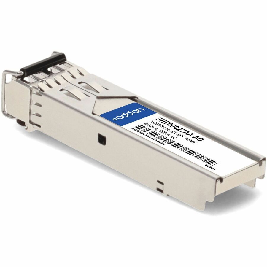 AddOn Alcatel-Lucent Nokia 3HE00027AA Compatible TAA Compliant 1000Base-SX SFP Transceiver (MMF, 850nm, 550m, LC)
