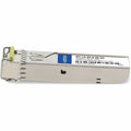 AddOn MSA and TAA Compliant 1000Base-BX SFP Transceiver (SMF, 1550nmTx/1490nmRx, 80km, LC, DOM)