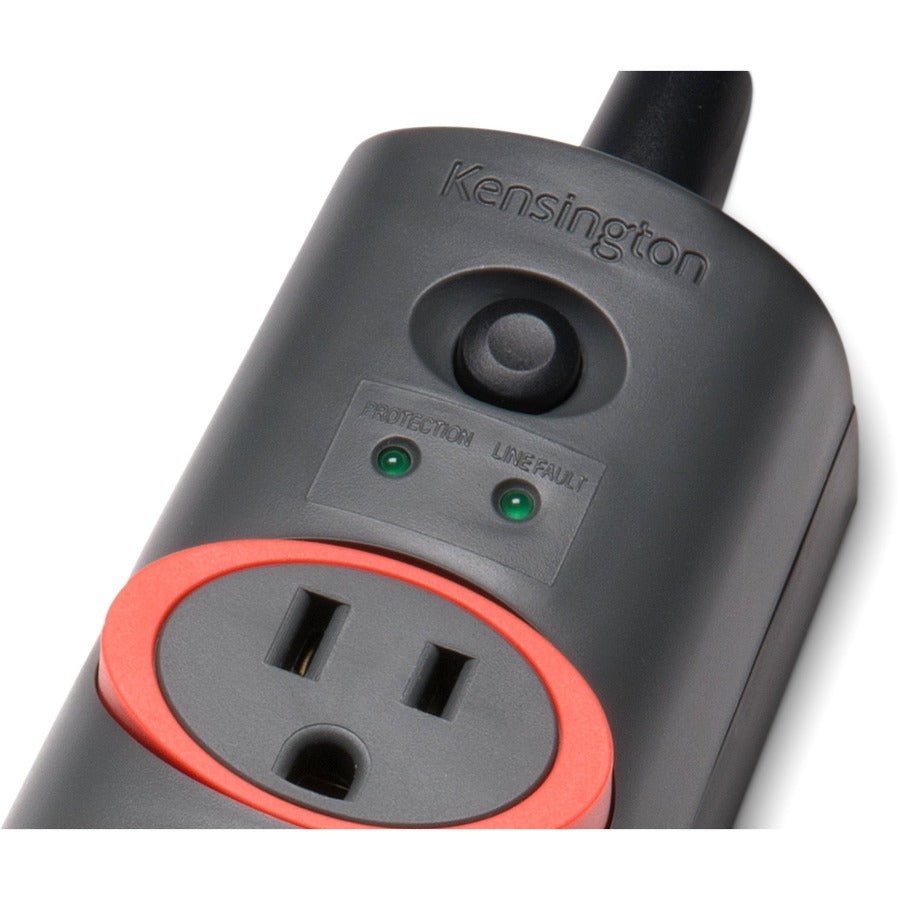 Kensington SmartSockets Premium Surge Protector, 8 ft, Gray, K62144NA
