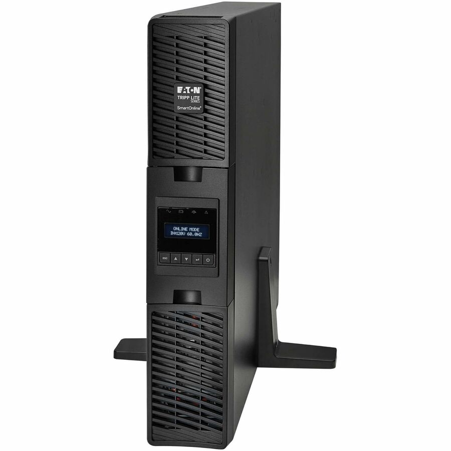 Eaton Tripp Lite Series SmartOnline 2000VA 1800W 120V Double-Conversion UPS - 7 Outlets, Extended Run, Network Card Included, LCD, USB, DB9, 2U Rack/Tower