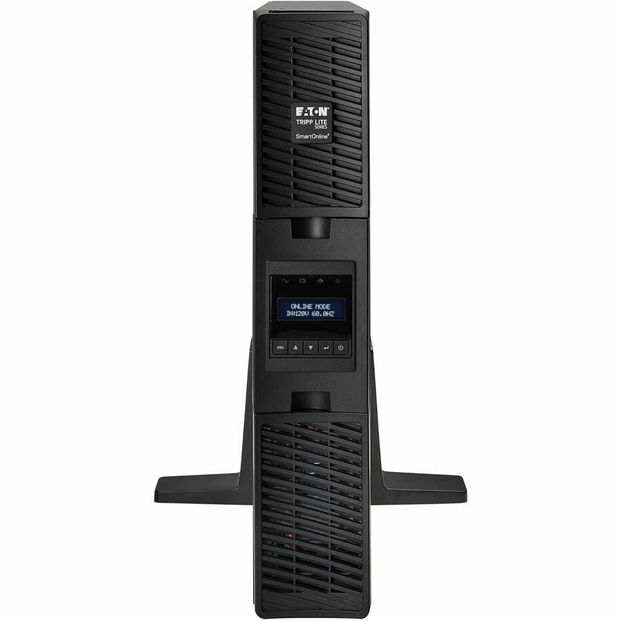 Eaton Tripp Lite Series SmartOnline 2000VA 1800W 120V Double-Conversion UPS - 7 Outlets, Extended Run, Network Card Included, LCD, USB, DB9, 2U Rack/Tower