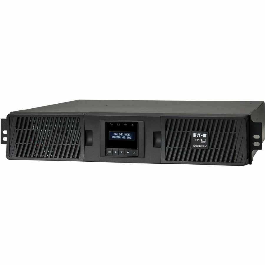 Eaton Tripp Lite Series SmartOnline 2000VA 1800W 120V Double-Conversion UPS - 7 Outlets, Extended Run, Network Card Included, LCD, USB, DB9, 2U Rack/Tower