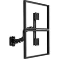 Chief Kontour K4 1x2 Vertical Dual Display Wall Mount - For Displays up to 24" - Black