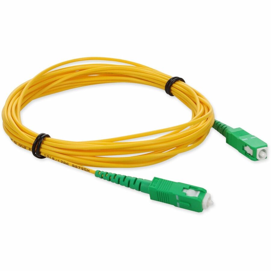 AddOn 3m Single-Mode Fiber (SMF) Simplex (APC-SC/APC-SC) ASC/ASC OS1 Yellow Patch Cable
