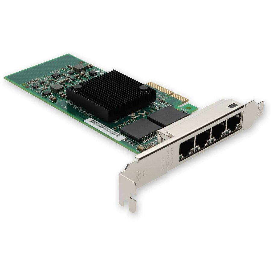 AddOn HP 629135-B21 Comparable 10/100/1000Mbs Quad Open RJ-45 Port 100m PCIe x4 Network Interface Card