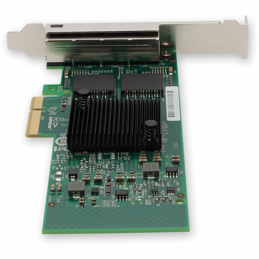 AddOn HP 629135-B21 Comparable 10/100/1000Mbs Quad Open RJ-45 Port 100m PCIe x4 Network Interface Card