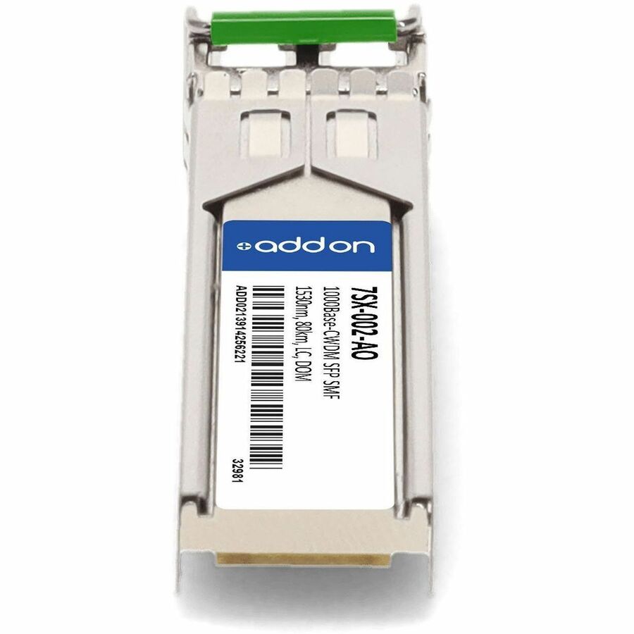 AddOn Accedian 7SX-002 Compatible TAA Compliant 1000Base-CWDM SFP Transceiver (SMF, 1530nm, 80km, LC, DOM)