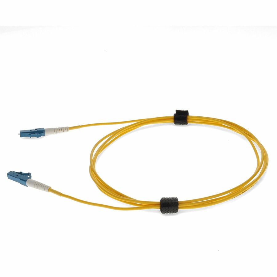 AddOn 2m Cisco 15454-LC-LC-2= Compatible LC (Male) to LC (Male) Yellow OS2 Simplex Fiber OFNR (Riser-Rated) Patch Cable