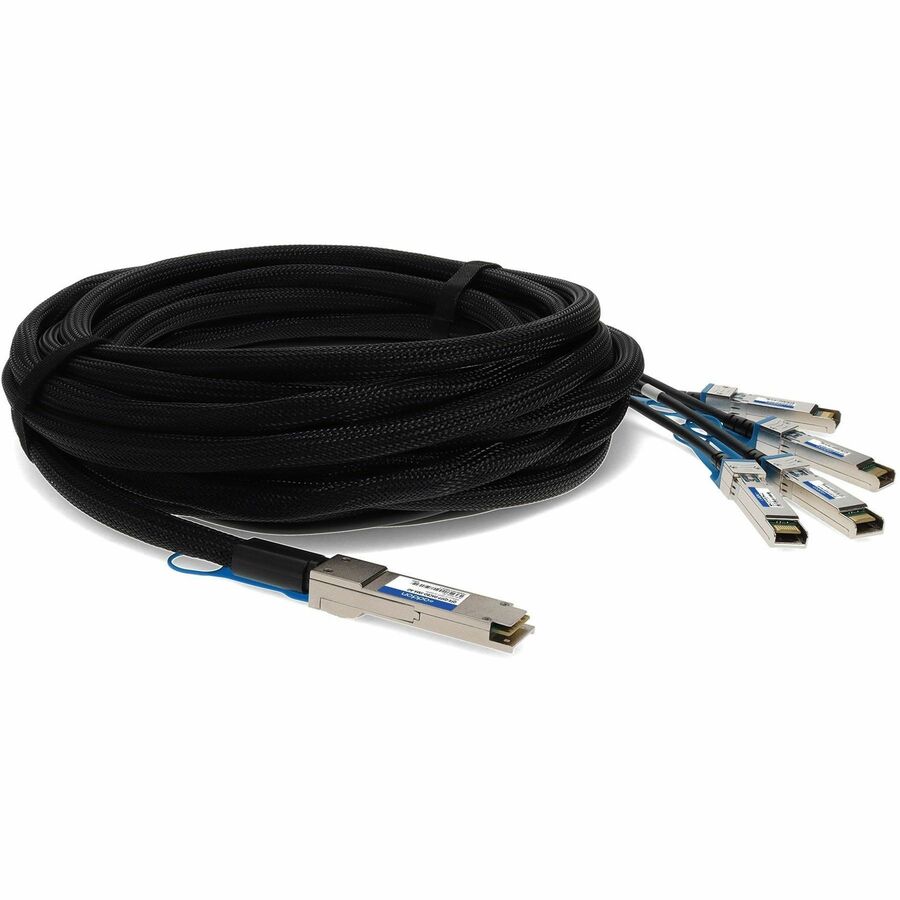 AddOn Juniper Networks QFX-QSFP-DACBO-.5MA Compatible TAA Compliant 40GBase-CU QSFP+ to 4xSFP+ Direct Attach Cable (Active Twinax, 0.5m)