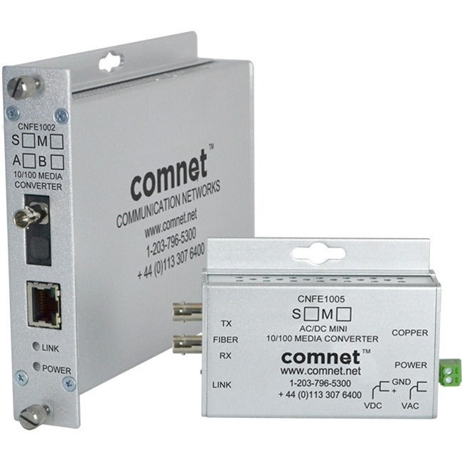 ComNet CNFE1003S2A Transceiver/Media Converter, 100Base-FX, Fast Ethernet