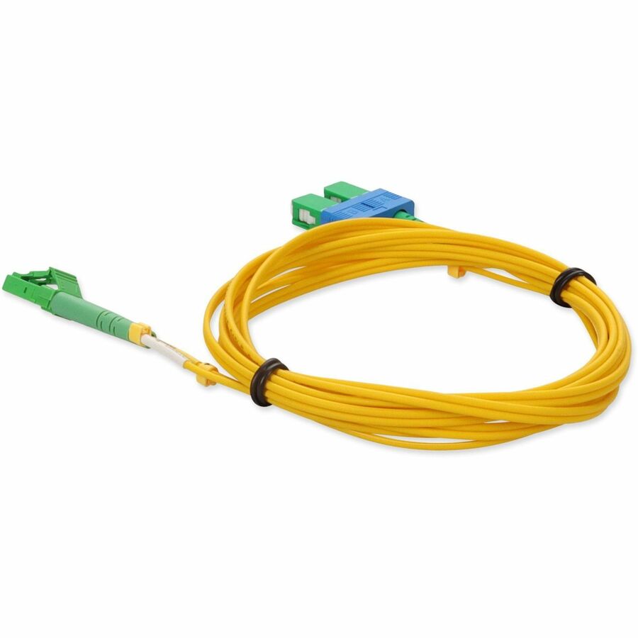 AddOn 2m ALC (Male) to ASC (Male) Yellow OS2 Duplex Fiber OFNR (Riser-Rated) Patch Cable