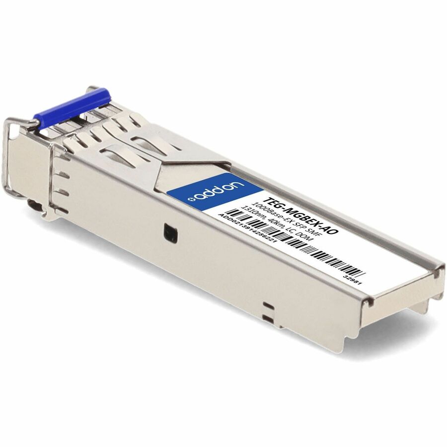 AddOn TRENDnet TEG-MGBEX Compatible TAA Compliant 1000Base-EX SFP Transceiver (SMF, 1310nm, 40km, LC, DOM)