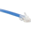 NSI ENET Cat6 Blue 1 Foot Non-Booted (No Boot) (UTP) High-Quality Network Patch Cable RJ45 to RJ45 - 1Ft