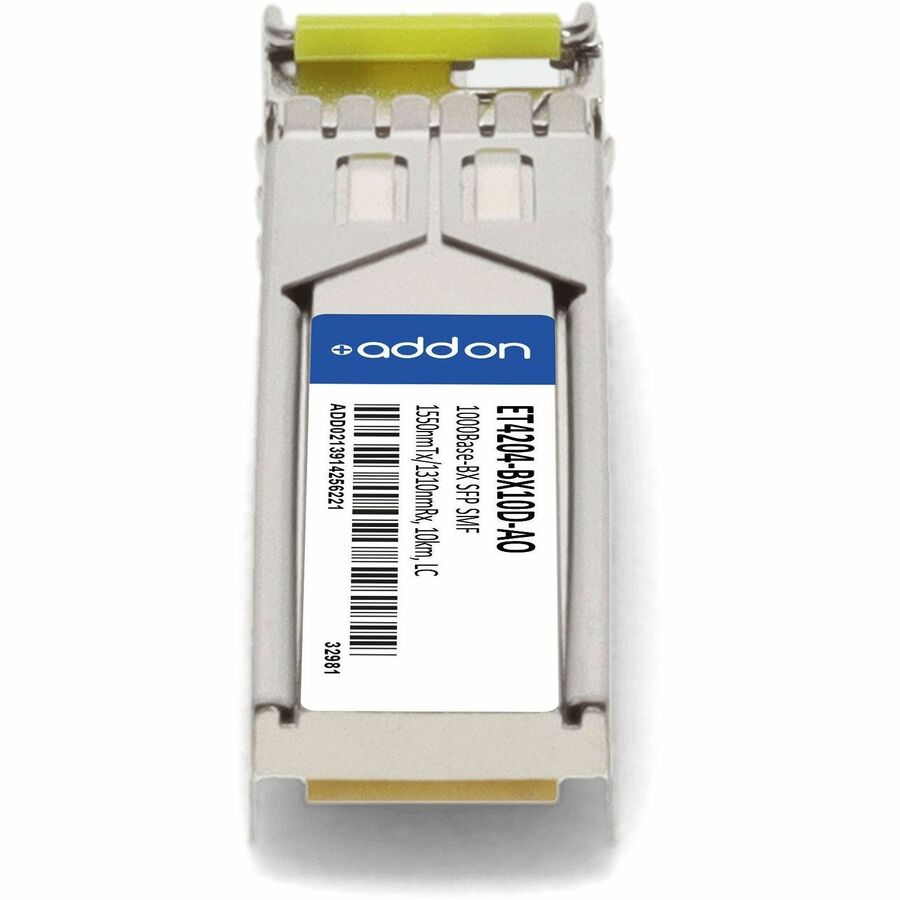 AddOn Edge-corE ET4204-BX10D Compatible TAA Compliant 1000Base-BX SFP Transceiver (SMF, 1550nmTx/1310nmRx, 10km, LC)