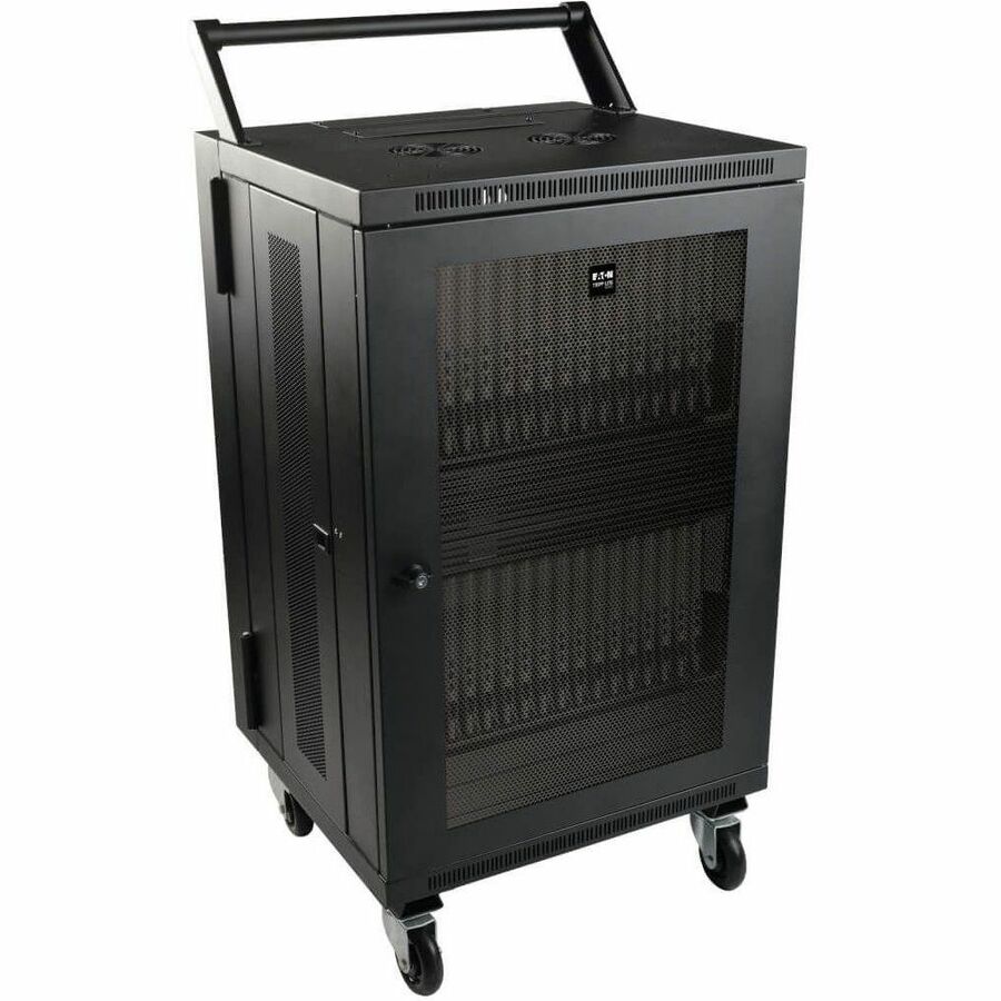 Eaton Tripp Lite Series Mobile Cart Conversion Kit with Handle, Casters and Power Cord Manager for Tablet/Chromebook Charging Stations