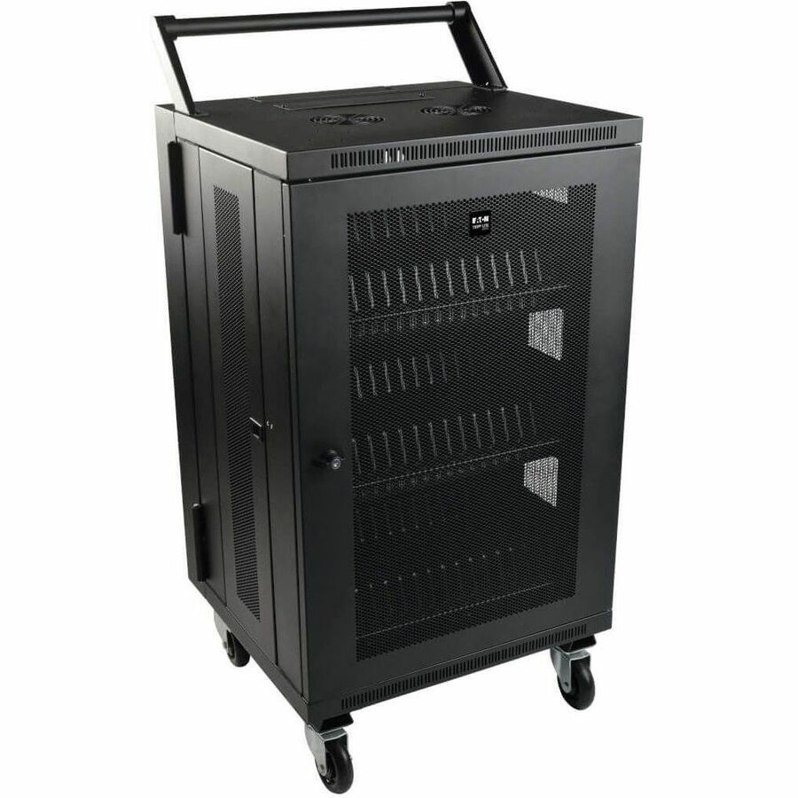 Eaton Tripp Lite Series Mobile Cart Conversion Kit with Handle, Casters and Power Cord Manager for Tablet/Chromebook Charging Stations
