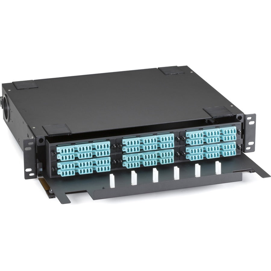 Black Box Rackmount Fiber Enclosure - 2U, 6-Panel