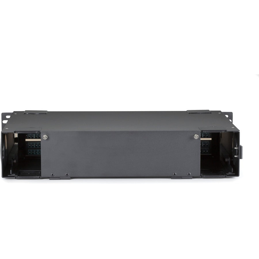 Black Box Rackmount Fiber Enclosure - 2U, 6-Panel