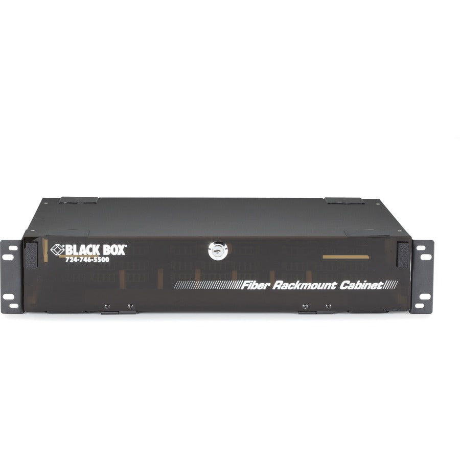 Black Box Rackmount Fiber Enclosure - 2U, 6-Panel
