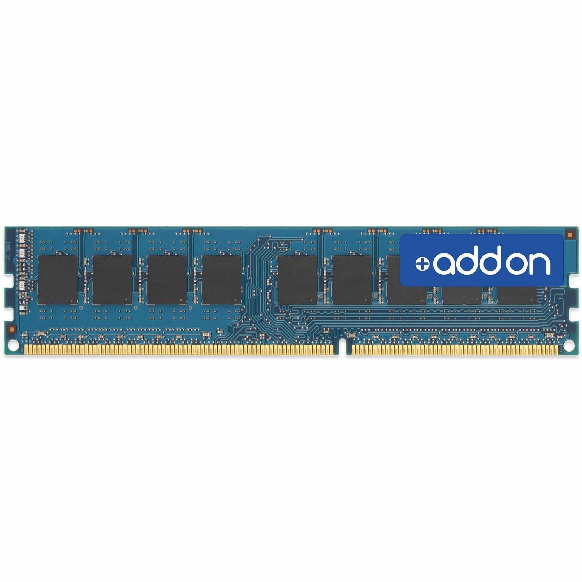 AddOn AM1333D3SR8EN/2G x1 JEDEC Standard Factory Original 2GB DDR3-1333MHz Unbuffered ECC Single Rank x8 1.5V 240-pin CL9 UDIMM