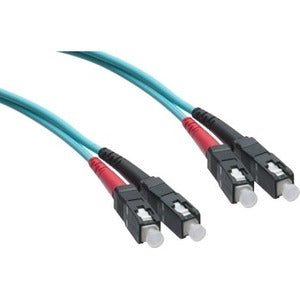 Axiom SC/SC 10G Multimode Duplex OM3 50/125 Fiber Optic Cable 4m - TAA Compliant