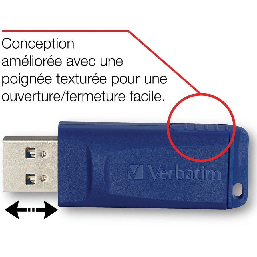 Verbatim 8GB USB Flash Drive - 5pk - Blue