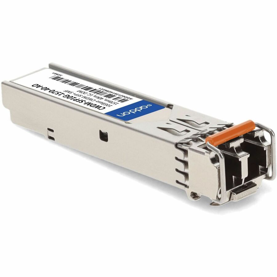 AddOn Cisco CWDM-SFP10G-1570-40 Compatible TAA Compliant 10GBase-CWDM SFP+ Transceiver (SMF, 1570nm, 40km, LC, DOM)