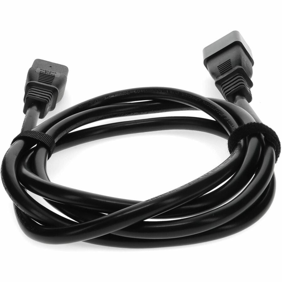 AddOn 6ft C19 Female to C20 Male 16AWG 100-250V at 10A Black Power Cable