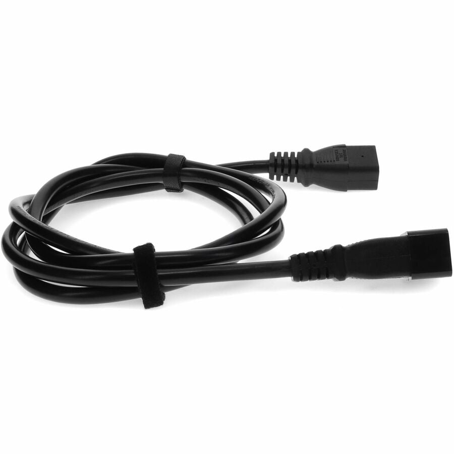 AddOn 6ft C19 Female to C20 Male 16AWG 100-250V at 10A Black Power Cable