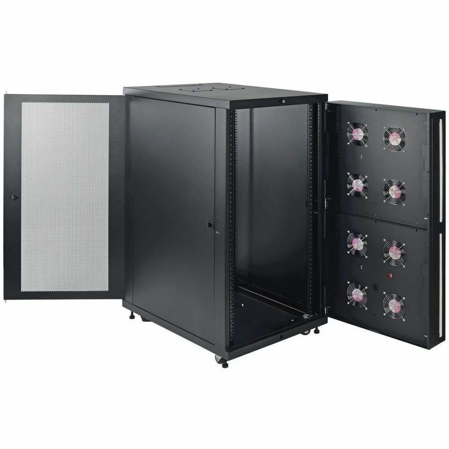 Eaton Tripp Lite Series SmartRack 24U Standard-Depth Half-Height Rack Enclosure for Harsh Environments