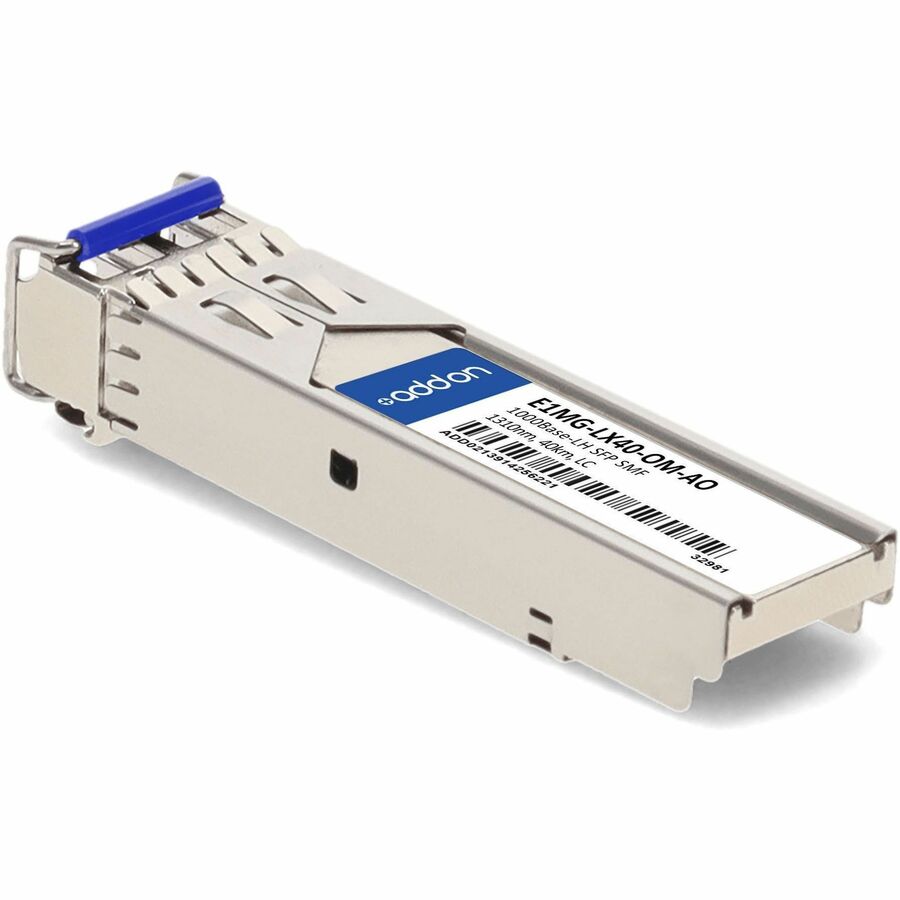 Brocade (Formerly) E1MG-LX40-OM Compatible TAA Compliant 1000Base-LH SFP Transceiver (SMF, 1310nm, 40km, LC)