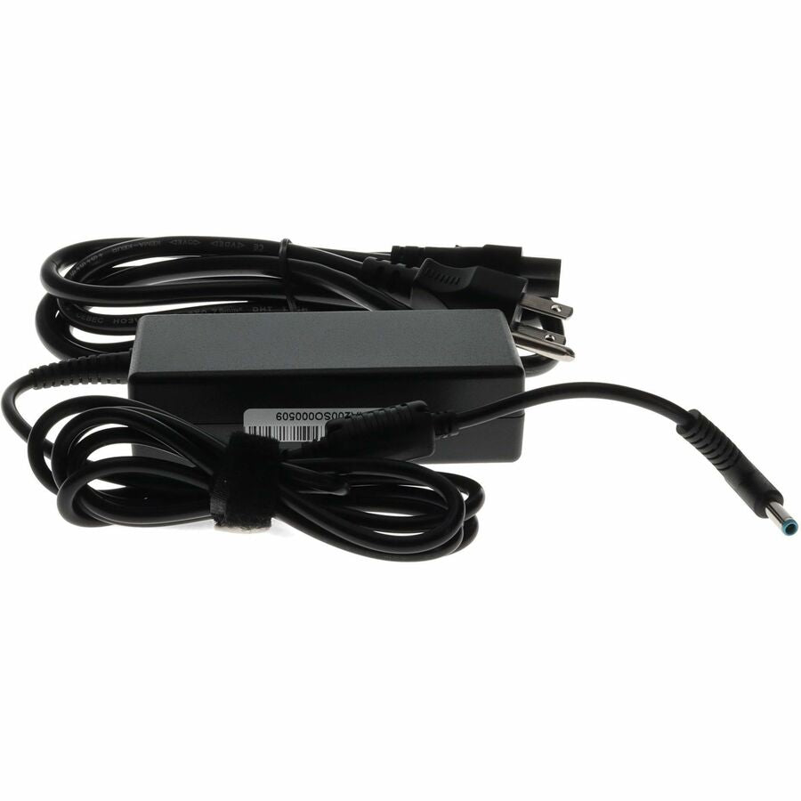 HP 710412-001 Compatible 65W 19V at 3.33A Black 4.5 mm x 3.0 mm Laptop Power Adapter and Cable