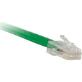 NSI ENET Cat5e Green 30 Foot Non-Booted (No Boot) (UTP) High-Quality Network Patch Cable RJ45 to RJ45 - 30Ft